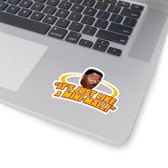 "It's Just Like a Mini-Mall!" Retro Sticker