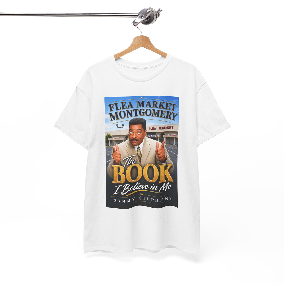 The Book I Believe In Me Tee — Flea Market Montgomery Vintage Poster Shirt