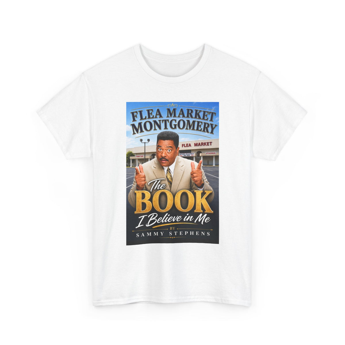 The Book I Believe In Me Tee — Flea Market Montgomery Vintage Poster Shirt